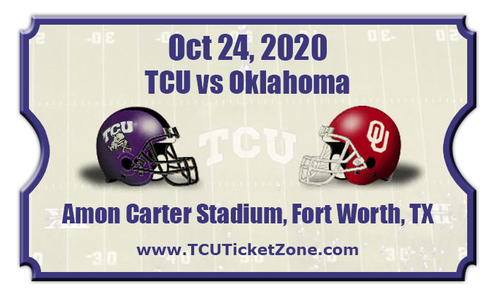 TCU Horned Frogs vs Oklahoma Sooners Football Tickets | 10 ...